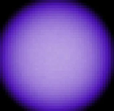 Bright blue glowing pixelated orb of light Stock Illustration