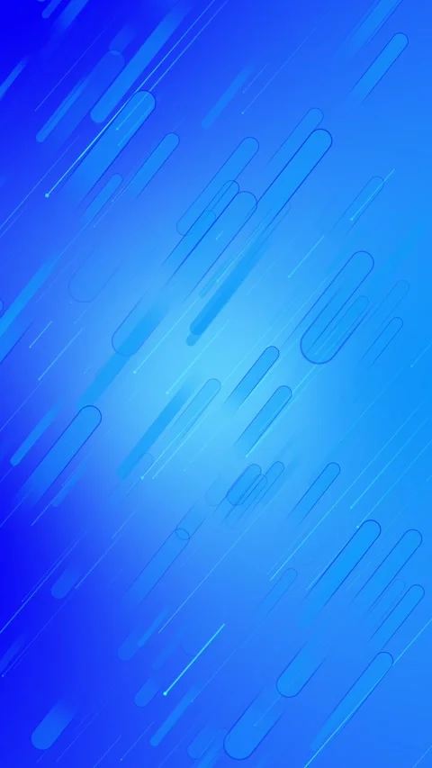 Bright blue gradient smooth diagonal trails, rounded line shapes, cyan highlight Stock Footage 340457383