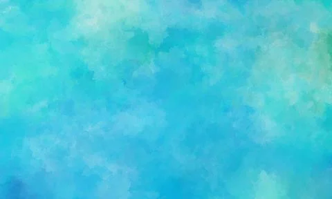 Bright blue green background Abstract watercolor texture marbled painted paper Иллюстрация