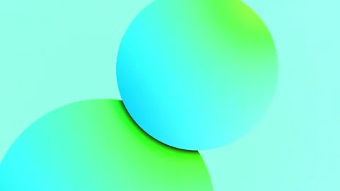 Bright blue green background. space for text. gradient two circles Stock Footage 274633739