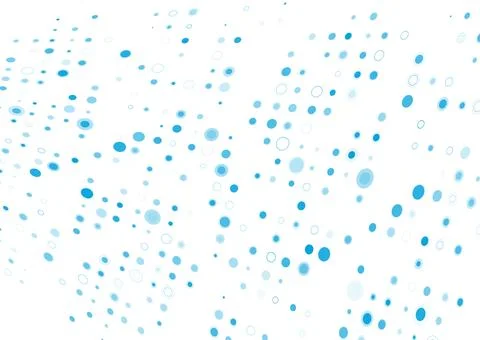 Bright blue halftone dots abstract technology minimal background Stock Illustration