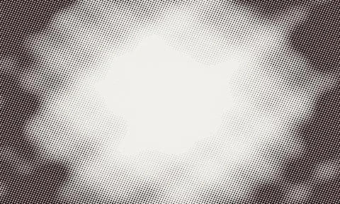 Bright Blue Halftone Pattern Fading into White Gradient Background Illustration
