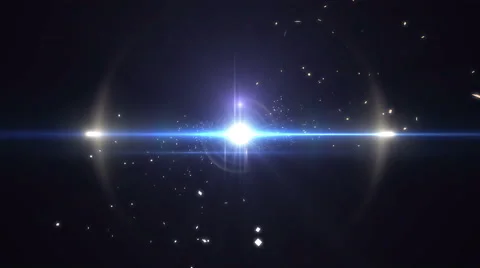 Bright blue light and particles Stock Footage 49067157