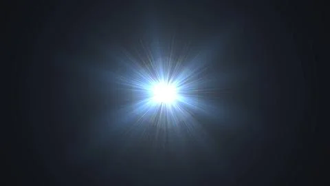 Bright blue light bursts from center against dark background Stock Illustration