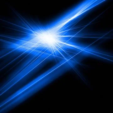 Bright blue light Stock Illustration