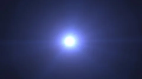 Bright blue light pulses against deep night sky Видео 340414378