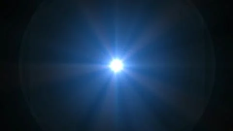Bright blue light radiates from center of dark background Stock Illustration