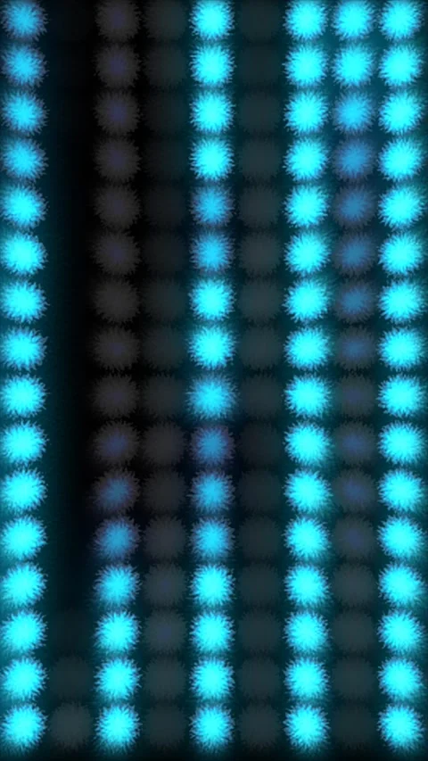 Bright blue lights pulse and flicker Video stock 312869859