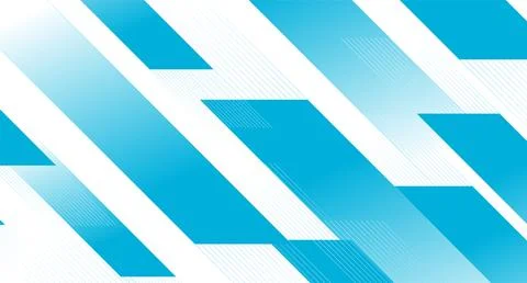 Bright blue lines and stripes geometric tech abstract background Stock-Illustration