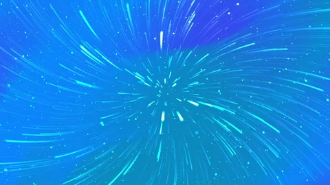 Bright blue lines radiate outward small dots fill the background. Stock Footage 301748376