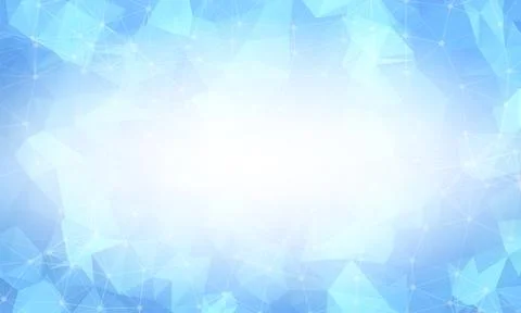 Bright Blue low poly background. Polygonal design pattern. Bright mosaic mode Stock Illustration