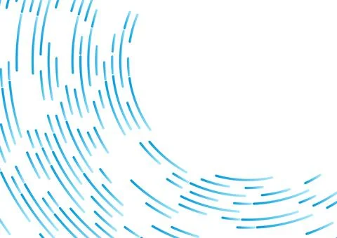 Bright blue minimal circular dotted lines abstract background Stock Illustration