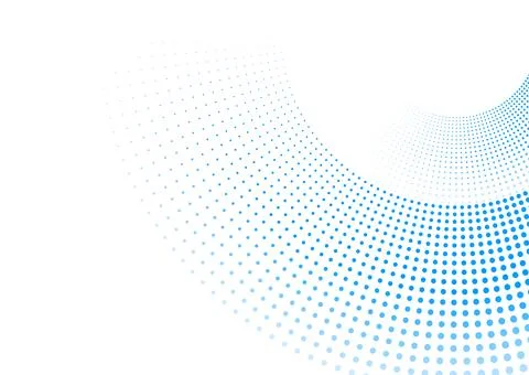 Bright blue minimal dotted lines abstract background Stock Illustration