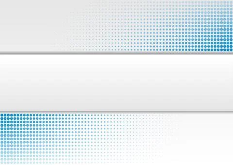 Bright blue minimal dotted lines abstract background Stock Illustration