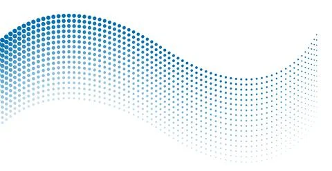 Bright blue minimal dotted lines abstract background イラスト素材