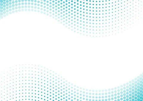 Bright blue minimal dotted lines abstract background Illustrazione stock