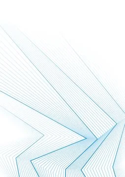 Bright blue minimal lines abstract technology background Stock Illustration