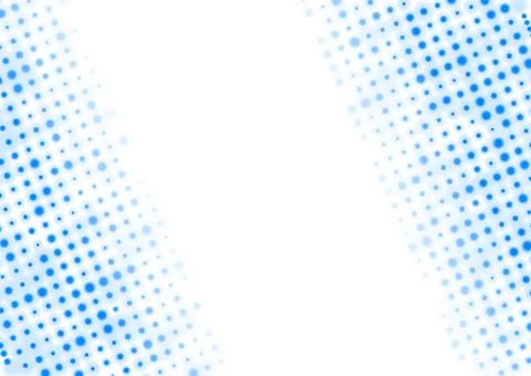 Bright blue minimal smooth halftone dots abstract background Stock Illustration