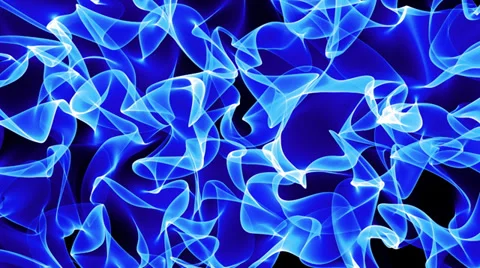 Bright blue organic wave Stock Footage 32010325