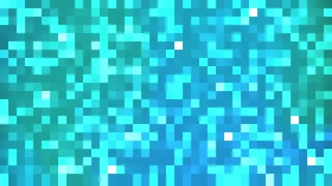 Bright blue pixelated digital pattern Stock Footage 332266547