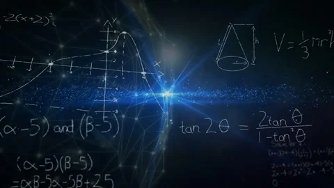 Bright blue point emerging and sending flare, pulsing while revealing particle Stock Footage 335761877