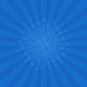 Bright blue rays background. Comics, pop art style. Vector illustration 스톡 일러스트