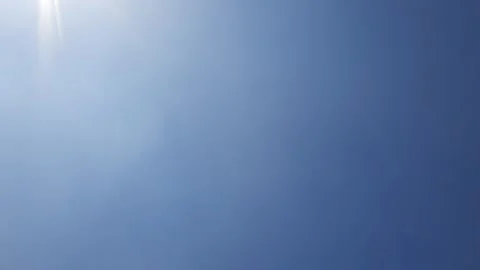 Bright blue sky background Stock Footage 313674293