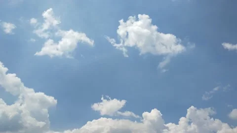 Bright blue sky Stock Footage 209125191