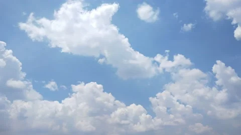 Bright blue sky Stock Footage 209125197