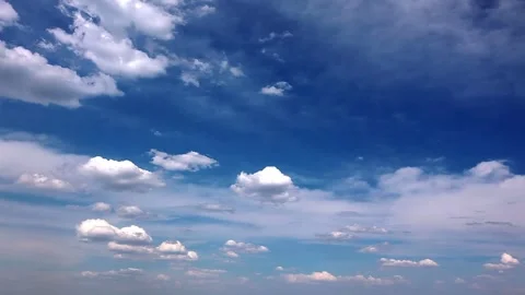 Bright Blue Sky Stock Footage 315409384