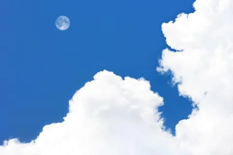 Bright blue sky Stock Photos