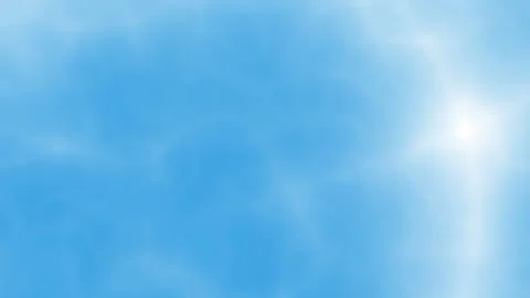 Bright Blue Sky with Radiant Sunlight and Abstract Light Flares. Stockbeeldmateriaal 340025231