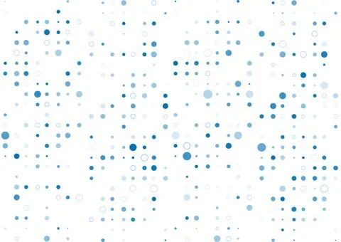Bright blue small circle dots abstract background Stock Illustration
