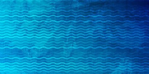 Bright blue smooth zigzag lines grunge abstract background Stock Illustration