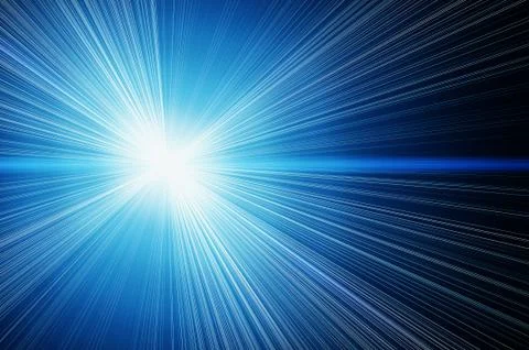 Bright blue star Stock-Illustration
