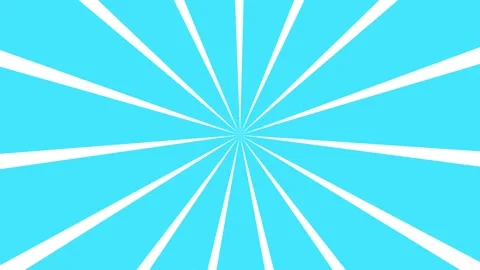 Bright Blue Sunburst Pattern with animation White Rays Radiating from Cente.. Stock Footage 321854843