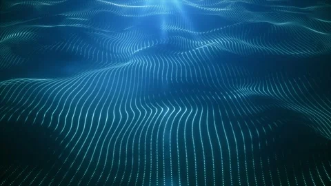 Bright blue tech background Video stock 303193326