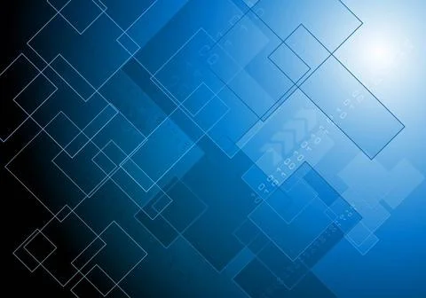 Bright blue tech background. Vector design eps 10 Bright blue tech backgro... 库存照片