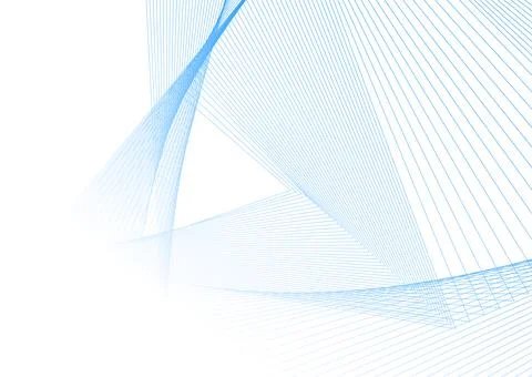 Bright blue triangular lines technology futuristic background Illustrazione stock