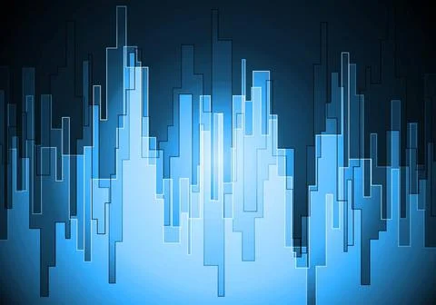 Bright blue vector background Bright blue vector background Copyright: xZo... Stock Photos