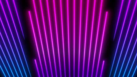 Bright Blue Violet Neon Laser Rays Lines Tech Video Animation Stock Footage 342712868