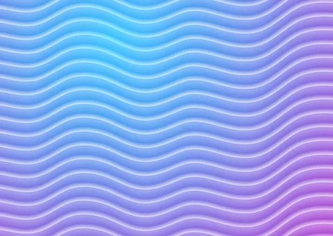 Bright blue violet smooth wavy pattern abstract elegant background 스톡 일러스트