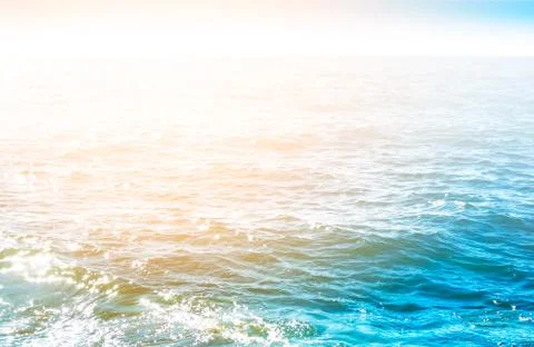 Bright blue water surface Stock Photos