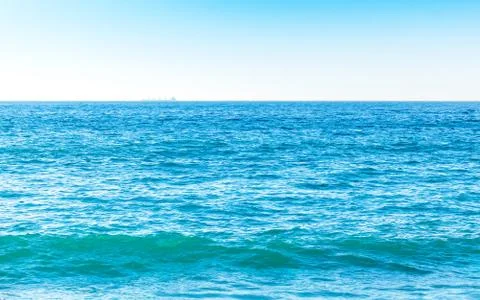 Bright blue water surface Stock Photos