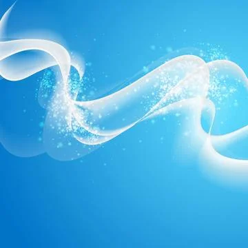 Bright blue wavy background. Vector design eps 10 Bright blue wavy backgro... Stock Photos