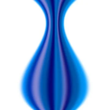 Bright blue wavy Stock Photos