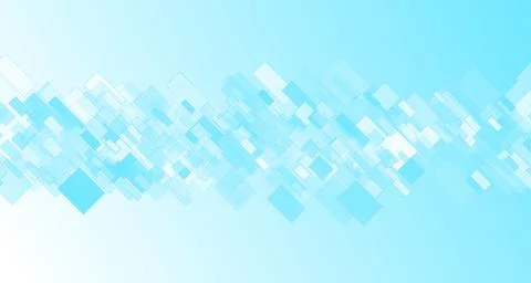 Bright blue white abstract minimal geometry background Illustrazione stock