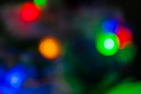 Bright bokeh as a background Stock Photos