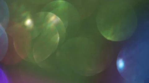 Bright bokeh lights with large light spot, multi-colored beauty Видео 319375939
