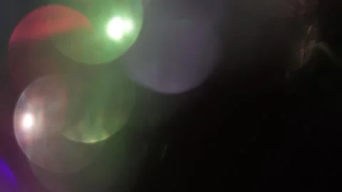 Bright bokeh lights with large special colors Stock Footage 319377219